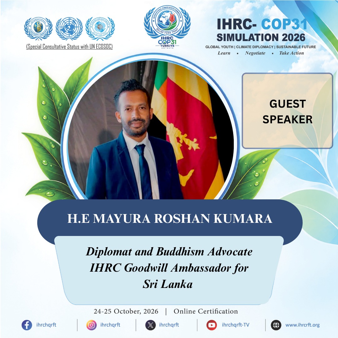 Conférence de simulation IHRC-COP31 2026 en ligne