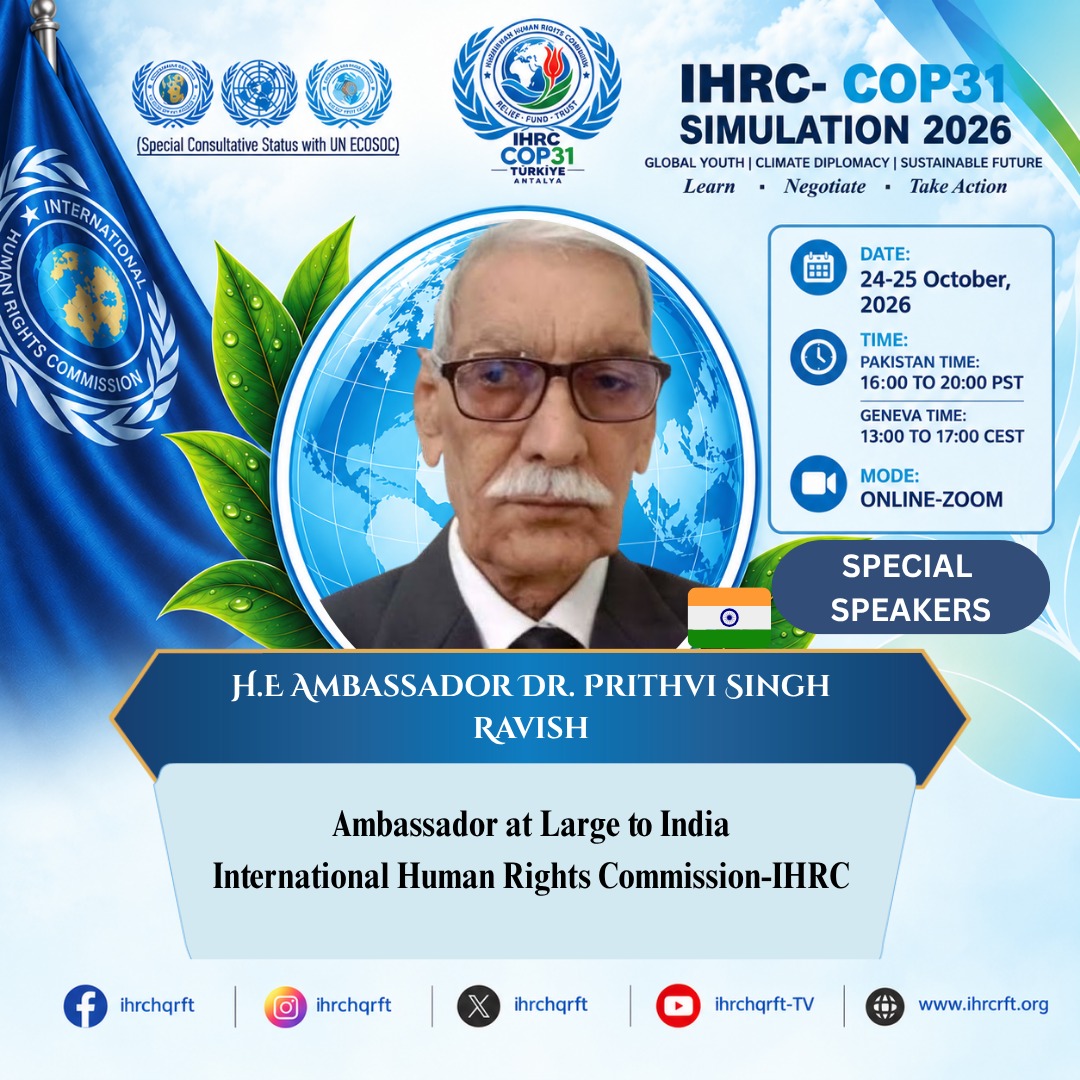 Conférence de simulation IHRC-COP31 2026 en ligne