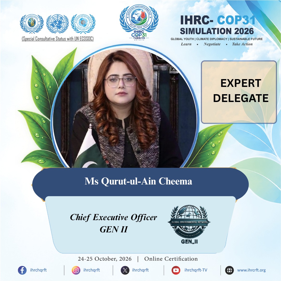 Conférence de simulation IHRC-COP31 2026 en ligne
