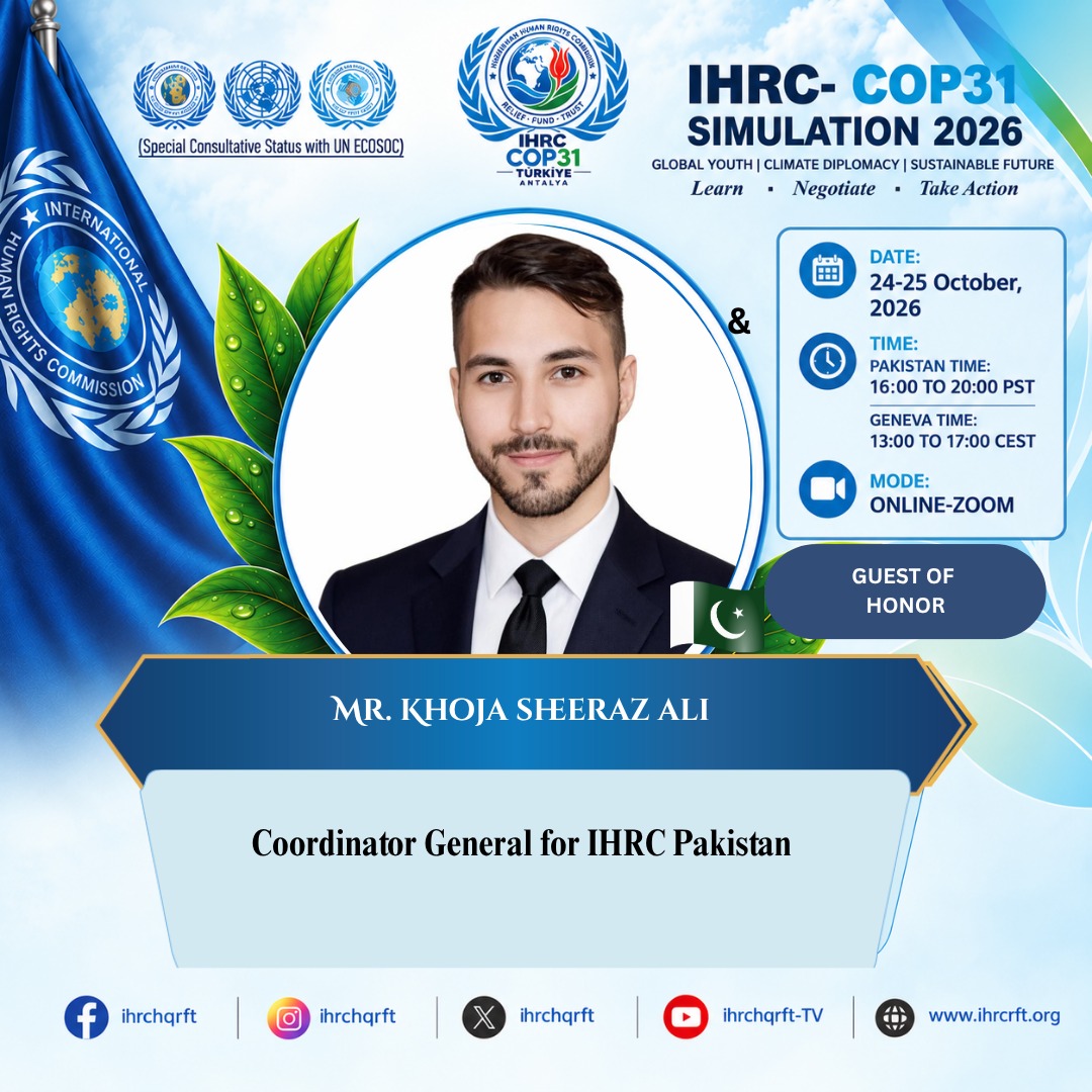 Conférence de simulation IHRC-COP31 2026 en ligne