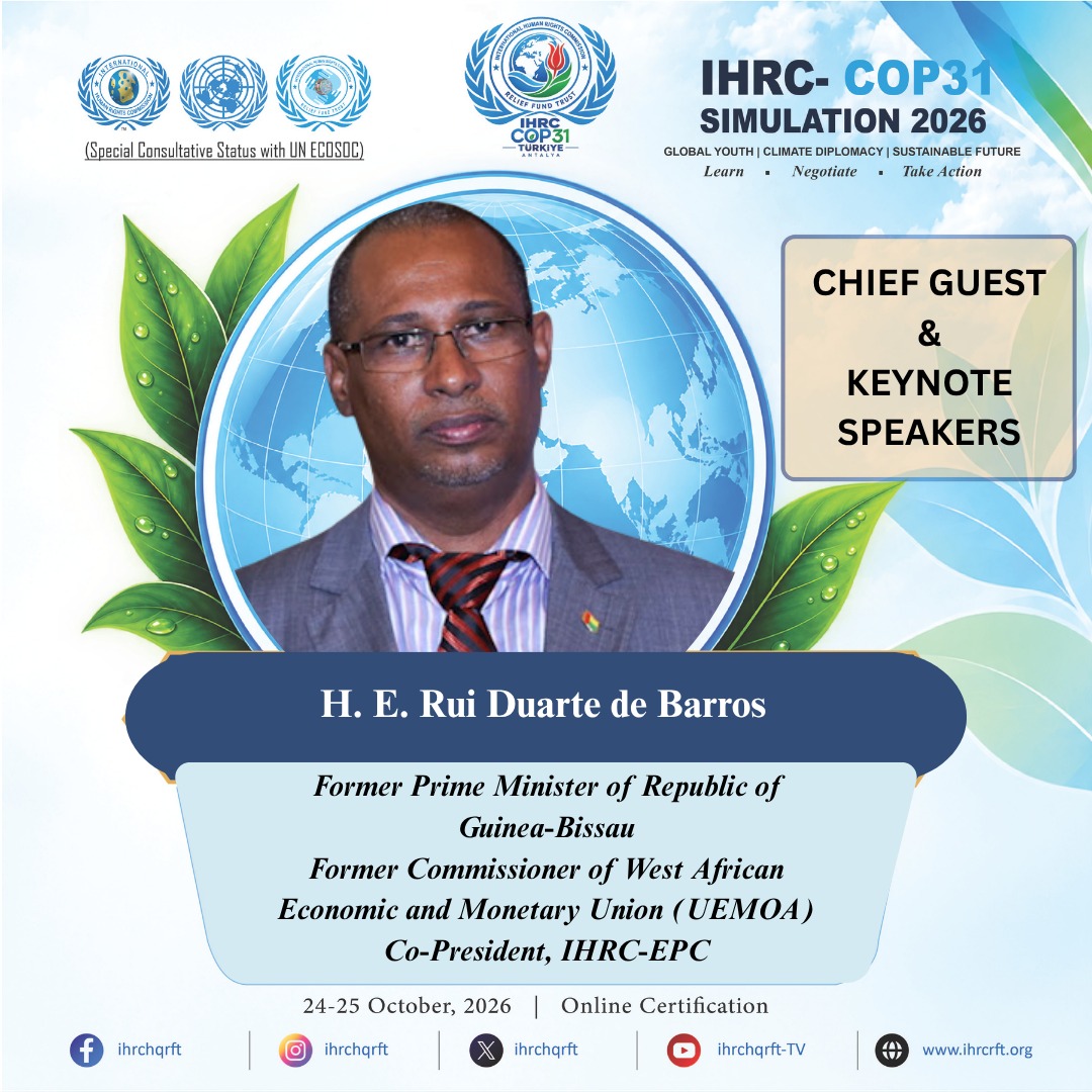 Conférence de simulation IHRC-COP31 2026 en ligne