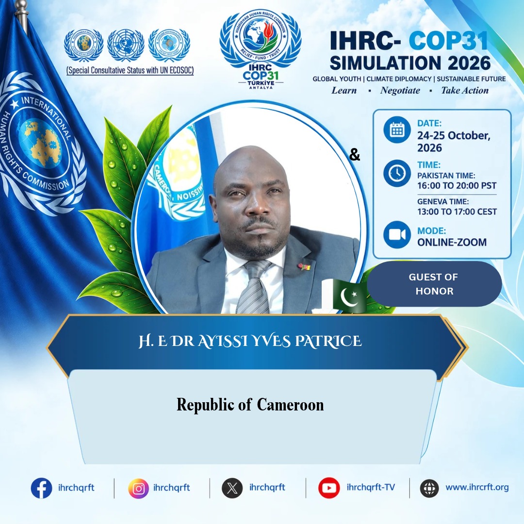 Conférence de simulation IHRC-COP31 2026 en ligne