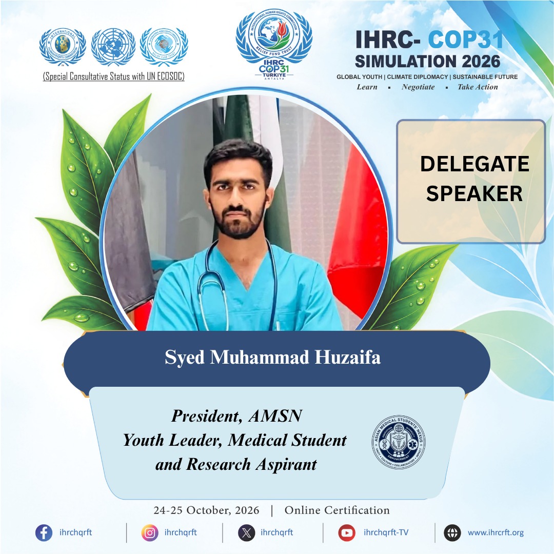 Conférence de simulation IHRC-COP31 2026 en ligne