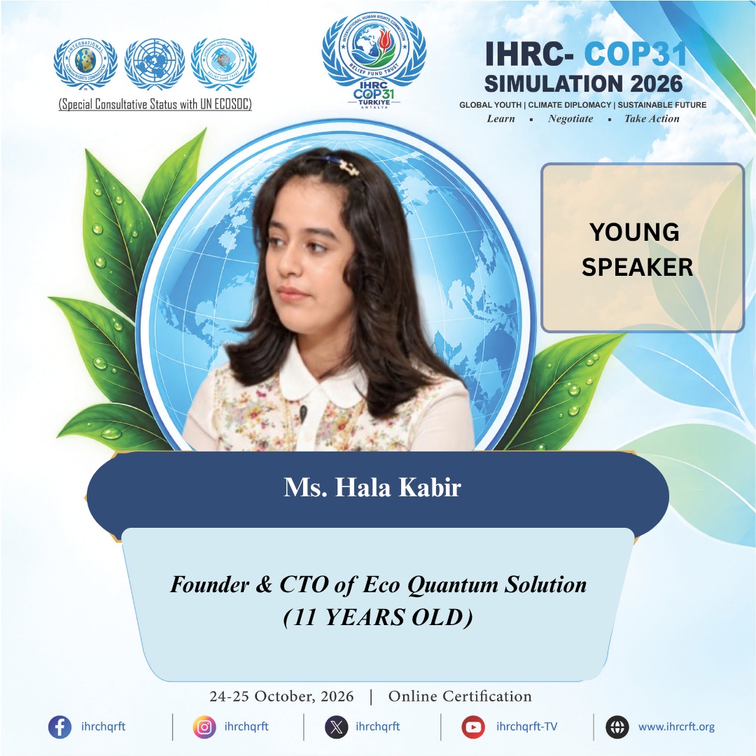 Conférence de simulation IHRC-COP31 2026 en ligne